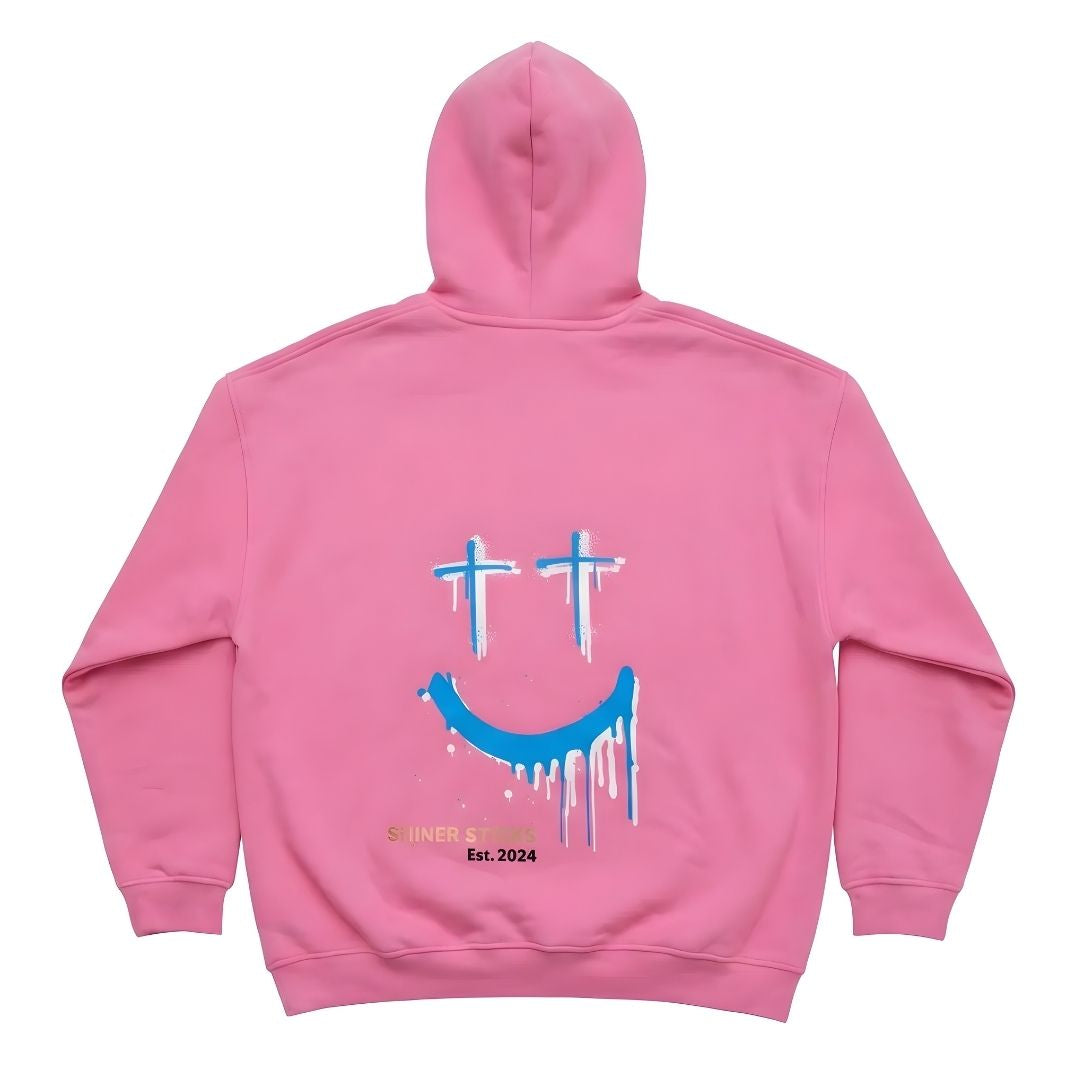 Fleece-Lined Oversized Hoodies [Dark Grey | White | Khaki | Pink] image 13