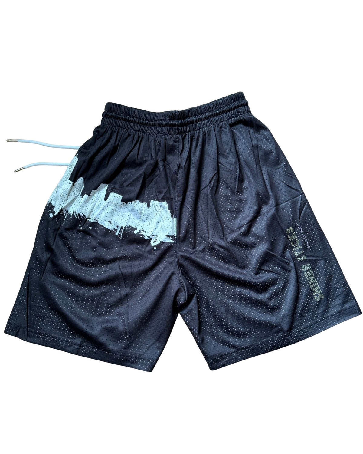 NYC Skyline Mesh Athletic Shorts image 3
