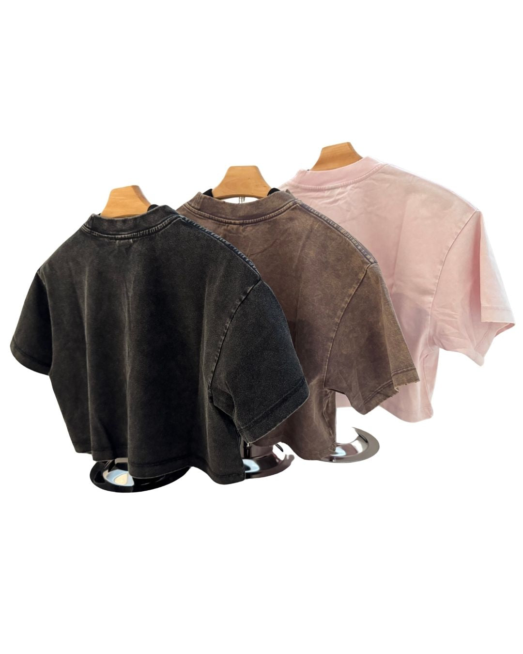 Shiner Sticks Crop Top [Black | Grey | Pink] image 3