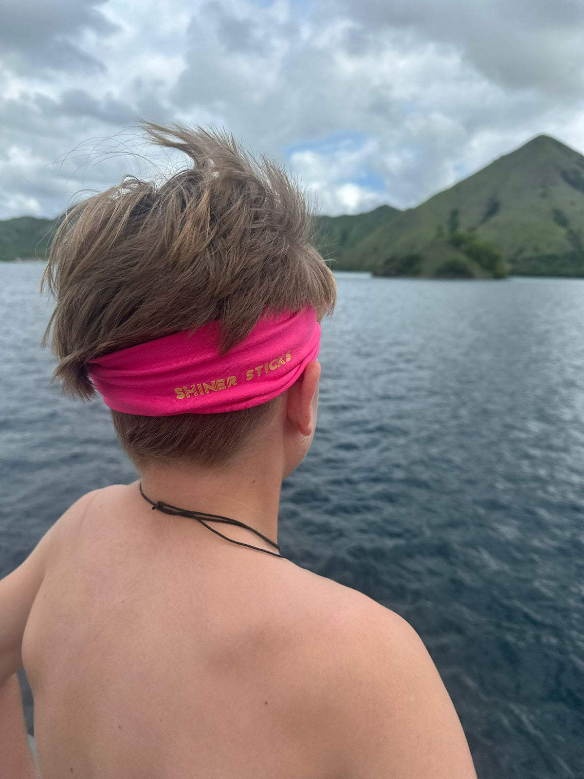 PINK SPORTS HEADBAND image 3
