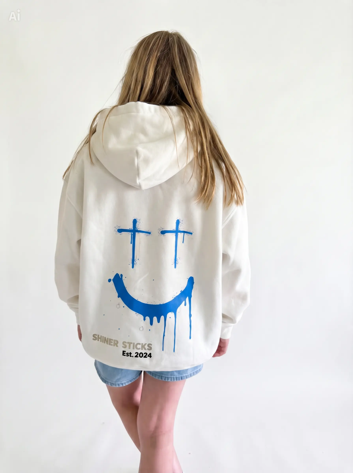 Fleece-Lined Oversized Hoodies [Dark Grey | White | Khaki | Pink] image 2