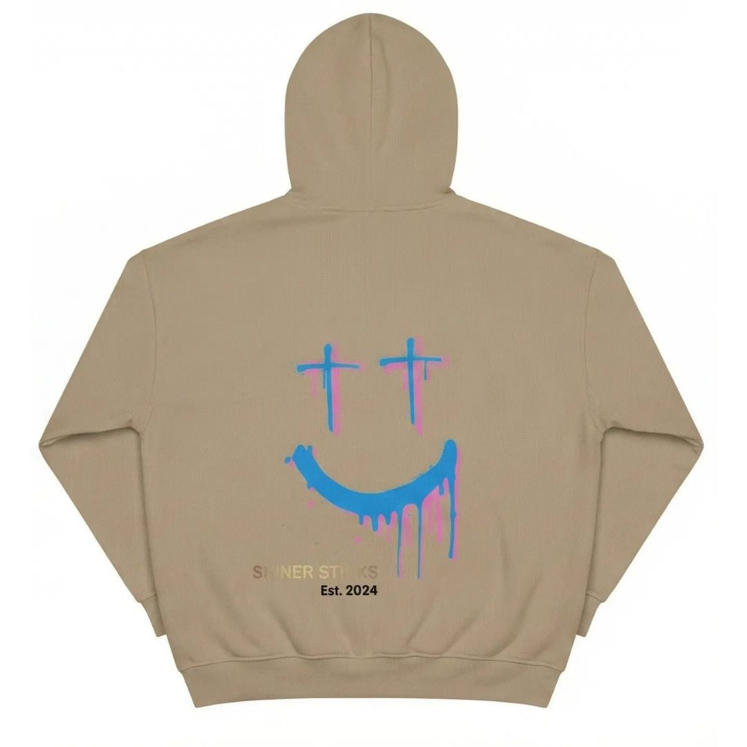 Fleece-Lined Oversized Hoodies [Dark Grey | White | Khaki | Pink] image 11