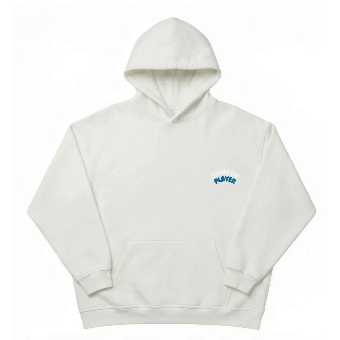 Fleece-Lined Oversized Hoodies [Dark Grey | White | Khaki | Pink] image 8